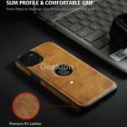 For Apple Iphone 16e 15 14 Plus 13 12 11 Pro X Max Case Leather Shockproof Cover