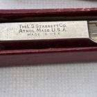 Vintage Starrett 135b Pocket Level With Nickel-plated Finish 3-1 2   Long W  Box