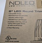 Rab Ndled6r-50y-m-s Led Round Trim Module 6  Matte Silver Ring White Light