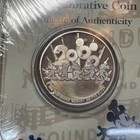 Mickey Mouse 2000 Millennium Collectable Commemorative 999 Pure Silver Coin 1 Oz