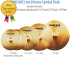Low Volume Cymbal Pack Quiet Cymbal Set 14 hi-hats 16 crash 18 crash 20 ride 5 P