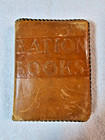 Wwii War Ration Book Collection 14 Books 3   4 Leather Case Tokens Stamps Signed