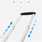 Backpack Trolley - 4 Wheels Folding Compact Lightweight Luggage Cart  Travel 