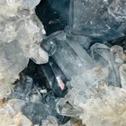 12 8lb Natural Blue Celestite Heart Geode Quartzcrystal Mineral Specimen Healing
