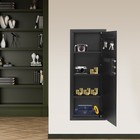 Fireproof Hidden Lock Wall Safe With Keys Cash Jewelry Superior Home Security