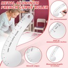 Vary Form Curve Metal Ruler Aluminum French Hip Curve Sewing Design Tool New