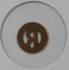 Reynolda Inc  One Fare  Winston-salem North Carolina Transit Token Nc 980 A  3