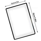 Full Page Sheet Magnifier 180  120mm Reading Aid Lens Large Magnifying Glass