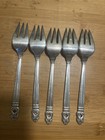 International  Sterling Silver Royal Danish Salad  Fork 6 37inches Price For 1