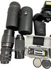 Camera Accessory Lot  Data Back A  Flash  Lenses  Filters  Cases