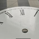 White Clock Dial Face Roman Numerals Metal