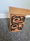 Vintage Northwest Coast Native Style Cedar Bentwood Box