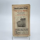 The Little Hotel Salt Lake City Utah  Promotional Brochure Opened In 1918