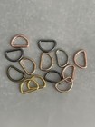 Mixed Purse Bag Hardware Lot D Rings Swivel Hooks Strap Slides Buckles