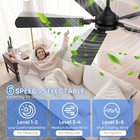 Ceiling Fan With Light 52 Inch Modern Dc Motor Reversible Remote Indoor Outdoor