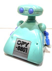 Vintage Japan Robot Crown Tomy Style White