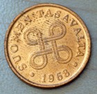 1968 Finland 1 Penni Unc 