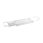  Expandable Chrome Bathtub Caddy tray 