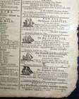 Rare 18th Century Baltimore Md Maryland Original 1794 Old Antique Newspaper  