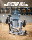 Diytoolifz Plunge Router Base For Makita Routers  3 Preset Depths 0 1mm