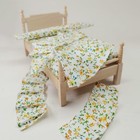 Scale Miniature Handmade Wooden Bed Dollhouse Bedroom Furniture Accessories 1 12