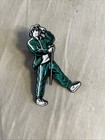 Rare Johnnie Walker X Squid Games Netflix Collectible Pin Green White Track Suit