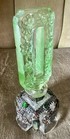 Deco Czechoslovakia Czech 1930s Jeweled Enameled Perfume Bottle Fabulous Stopper