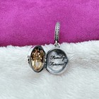 Genuine Pandora 925 Silver Two-tone Family Tree Roots Dangle Charm