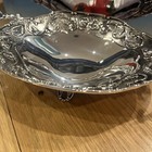 Nib Silver Plated Antique Oval Shaped Footed Dish W  Handles 10x5 5x2 25   
