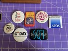 Vintage 1980s Apple Employee Lot     Pen  Id Badges  Pins  Holders  Etc