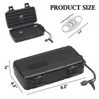 Humidor Travel Cigar Case - Portable Cigar Box With Humidifier   Cigar Cutter