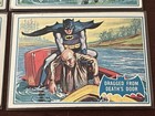 Lot Of 4 - 1966 Batman Blue Bat Trading Cards Lot  12