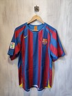 Fc Barcelona 2005 2006 Home Size M Nike Shirt Jersey Soccer Football Kit Julian
