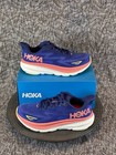 Hoka Clifton 9 Running Shoes Size 8 Women   s Evening Sky   Coral