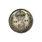 Great Britain 1894 Silver Threepence Queen Victoria British Coin Km 777 3p