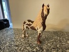Schleich Horse Club Paint Horse Friesian Stallion 7  Hand-painted Collectible