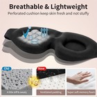 3d Travel Nylon Rope cotton Eye Mask Sleeping Soft Padded Shade Cover Blindfold