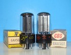 6ax5gt Nos Radio Audio Amplifier Vintage Vacuum Tubes 2 Valve Tested 6ax5g