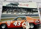Richard Petty 3x Signed 8x10 1970s Photo Maurice Petty Dale Inman Jsa Certified