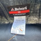 Bulwark Fr Flame Resistant Navy Coveralls 46 Rg Twill Cotton nylon Clz4nv2