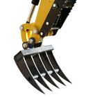 Free Shipping For Sale Rake 1 Ton Mini Excavator Hydraulic Excavator Attachment