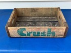 Vintage Crush Soda Pop Wooden Wood Crate Early With Bottles Huntington Wv
