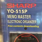 Sharp Yo-515p Memo Master Electronic Organizer 512kb Memory New In Package