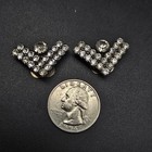  Vintage Rhinestone Shoe Clips Fashion Accessory