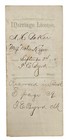Antique Marriage License 1885 Hunt County Texas Embossed Seal Historical