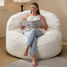  Bean Bag Chair Giant Bean Bag Chairs For Adults Big Bean Large Chevron White