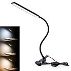 5w Dimmable Clip-on Led Desk Lamp Flexible Reading Light Black Friday 