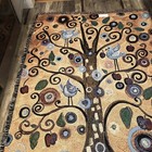 72x54 Tree Of Life Birds Contemporary Tapestry Afghan Throw Blanket Colorful