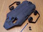 Fits Traxxas 4x4 Raptor R Chassis Battery Hold Down Nerf Bars Clear Center Cover