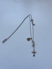 Ch Style Inspired Rosary-style Cross Necklace     Unisex Gothic Street Style